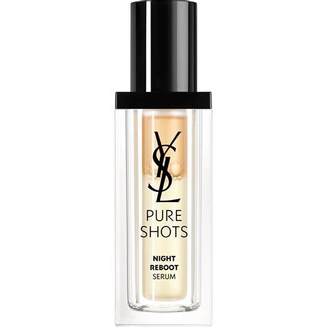 ysl pure shots night reboot resurfacing serum|pure shots light up serum.